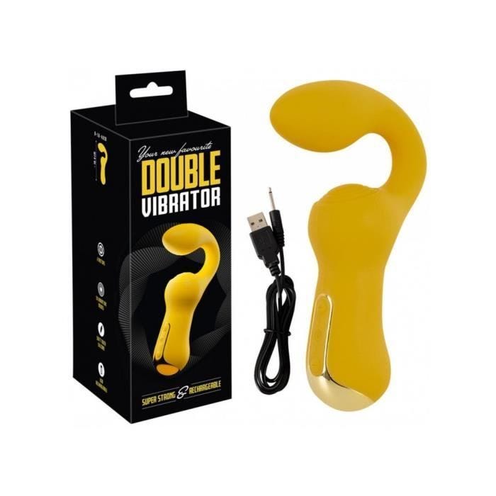 Vibromasseur - You 2 Toys - Rechargeable - Double Stimulation - 10 Modes de Vibration - Silicone Doux