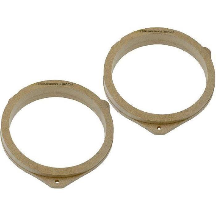 2 Entretoises Haut-Parleur Bois MDF 165mm - impregnees / vernies - Forester