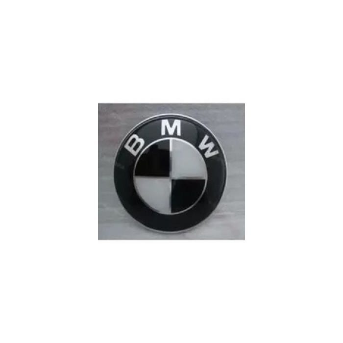 82MM diamètre logo capot métallique devant logo de capot avant pour la plupart des modèles BMW logo noir et blanc