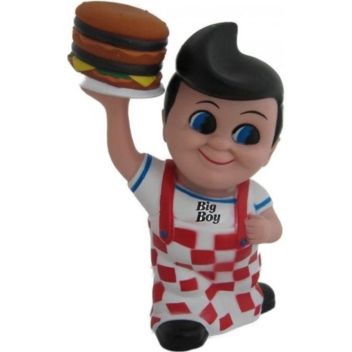 Figurine - Bob Big Boy - Modèle avec Hamburger - Hauteur 19 cm - Collector