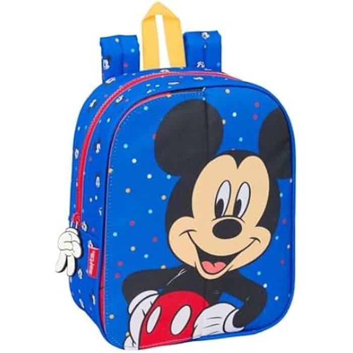 Sac à dos - SAFTA - Mickey Mouse - Adaptable au chariot - Nettoyage facile - Pour enfants