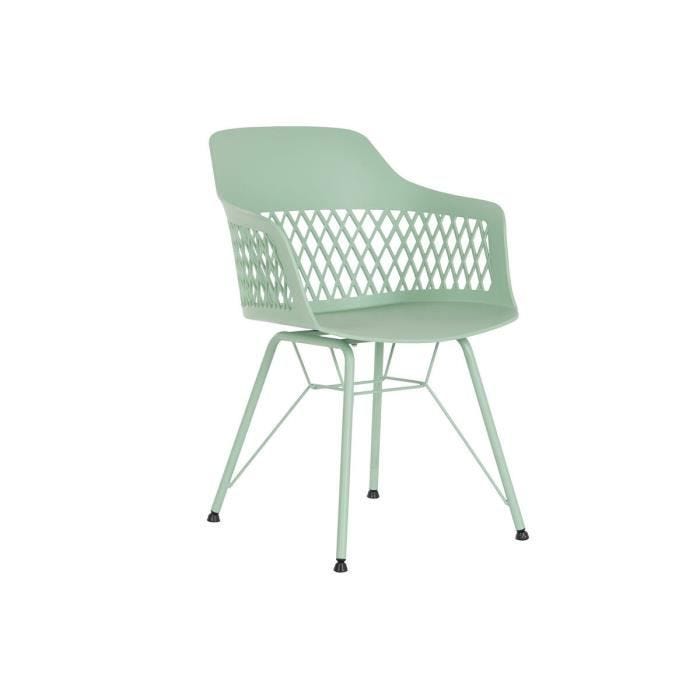 Chaise de salle à manger - Marque - Modèle - Vert - 57 x 57 x 80,5 cm