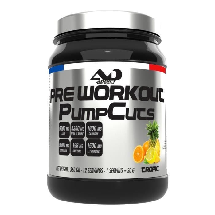 Pre-workout Addict Sport Nutrition - Pump Cuts - Tropic 360g