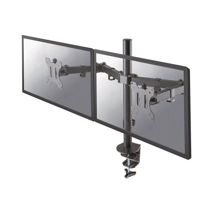 Support d'écran plat - NewStar - FPMA-D550DBLACK - Noir - 2 Moniteurs - 81,3 cm Max - 16 kg