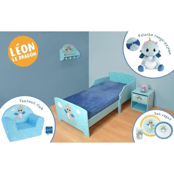 "FUN HOUSE LEON LE DRAGON Pack chambre complet pour enfant "