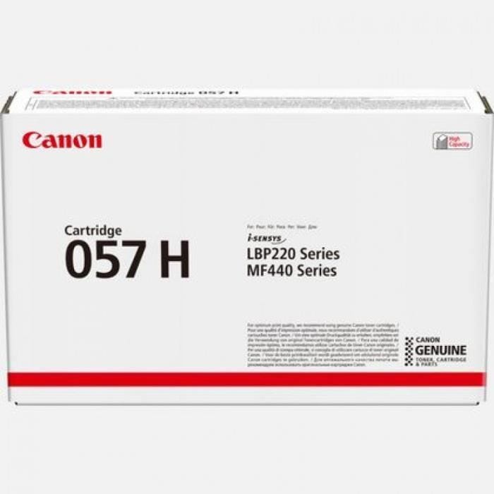 Cartouche toner CANON 057 H - Noir - Laser - Rendement Elevé - 10000 Pages