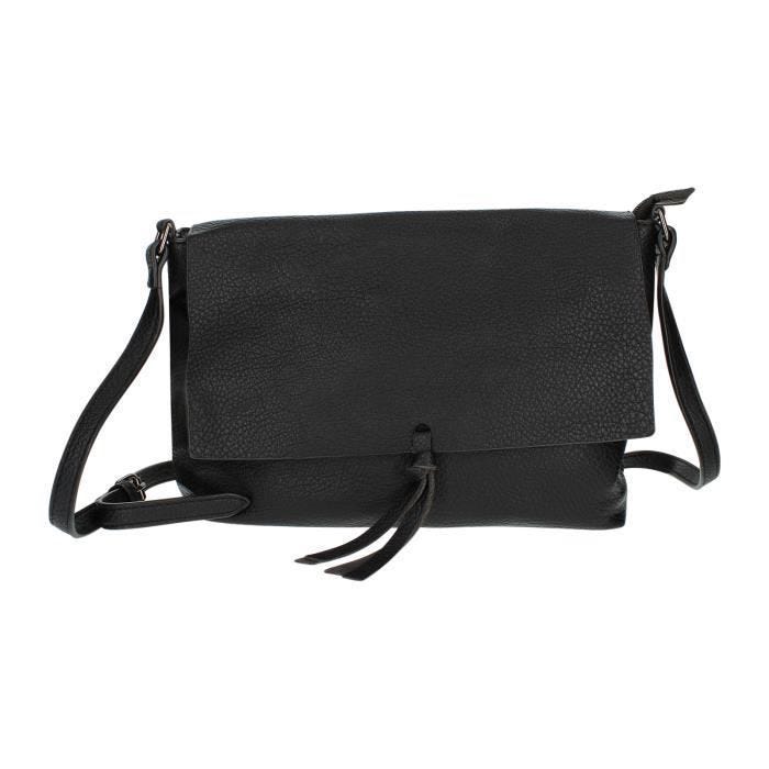 Sac à main bandoulière en similicuir - Gallantry Paris - Noir - Léger et pratique