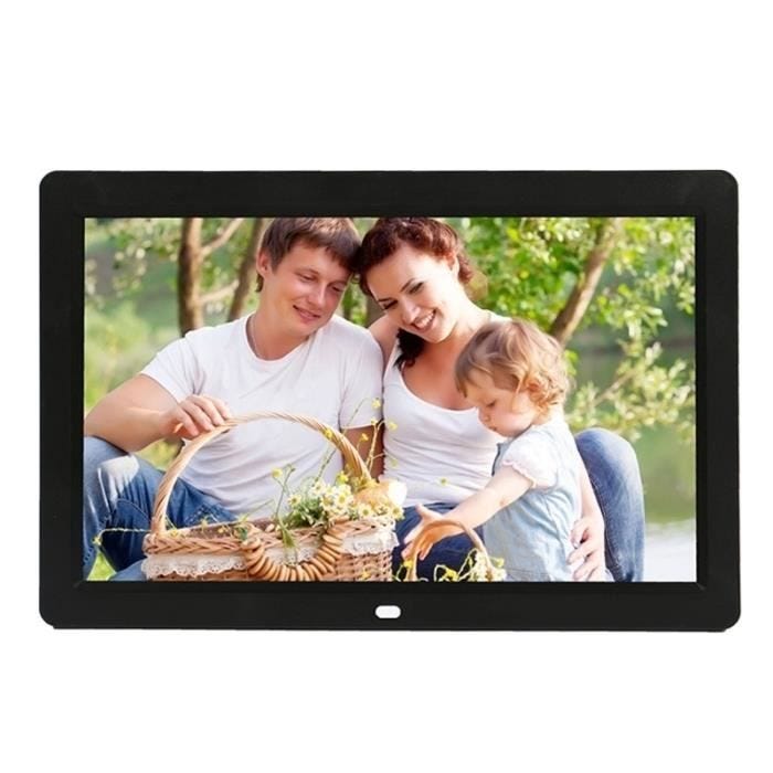 Cadre Photo Numérique - YONIS - 12 Pouces - TFT LED - Résolution 1024x768 - Noir
