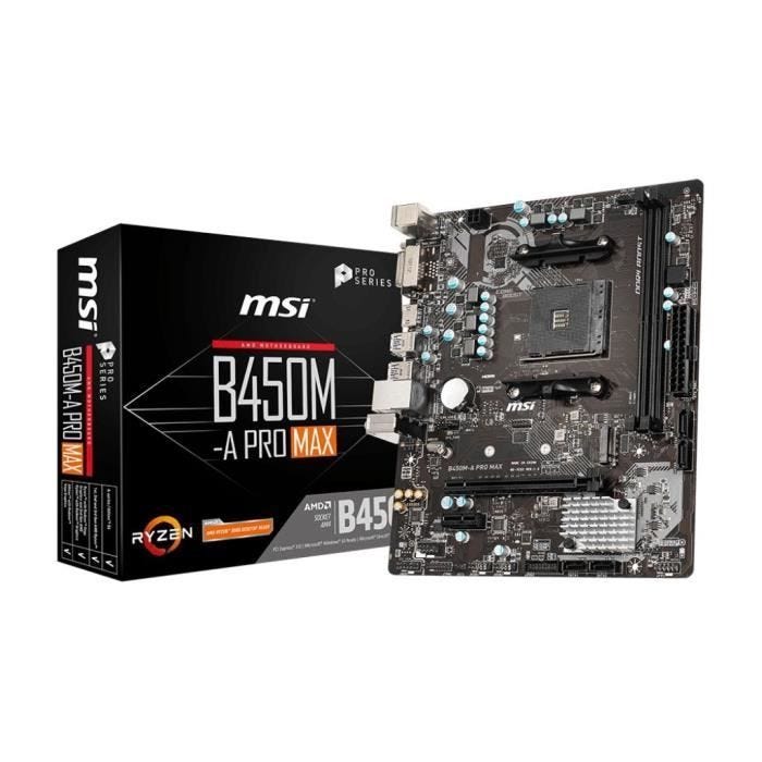 Carte Mère - MSI - B450M-A PRO MAX II (911-7C52-036)