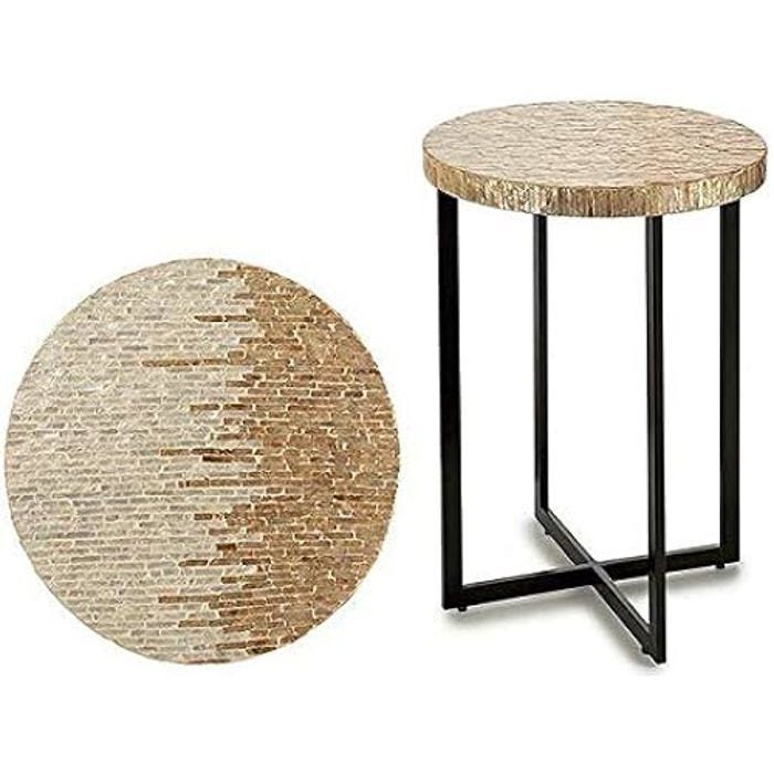 Gift Decor Table d'appoint, Argent, 45 x 62 x 45 cm