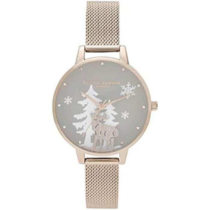 Montre - OLIVIA BURTON - 32011921 - Quartz - Acier inoxydable - Cadran gris - Femme