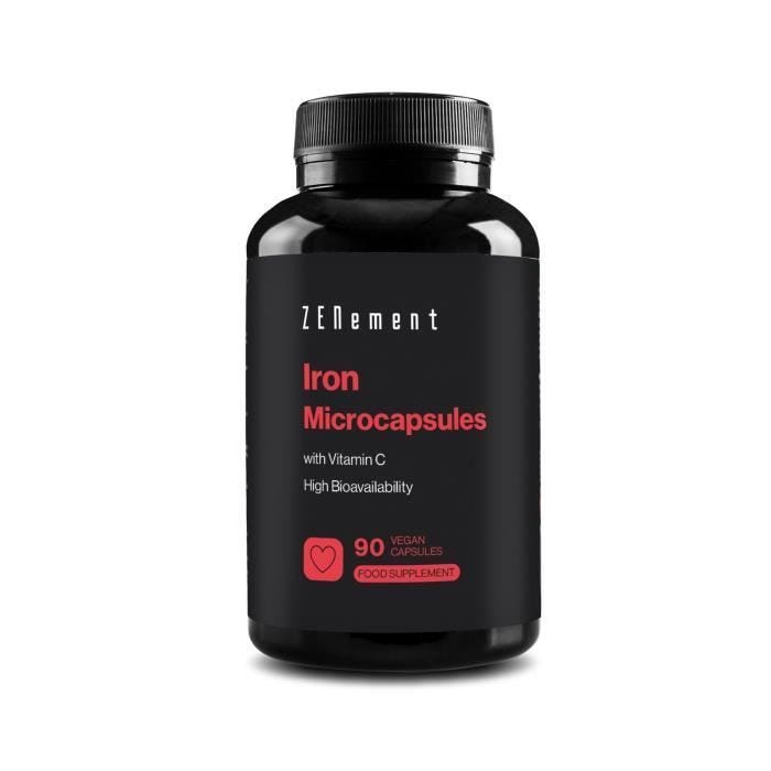 Microcapsules de Fer avec Vitamine C - 90 Gélules