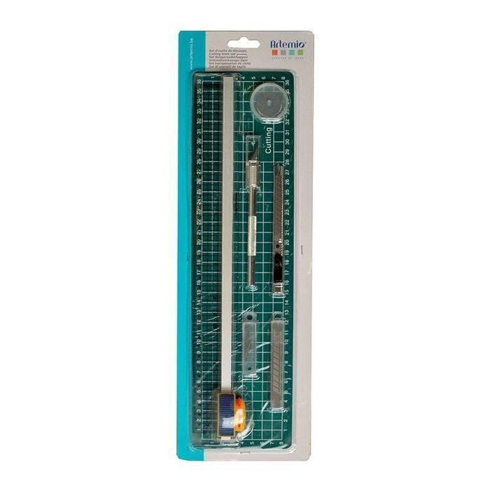 Kit outils de découpe - ARTEMIO - Artémio {couleur} - Mixte - Adulte - Intérieur - Blanc - 4 pièces