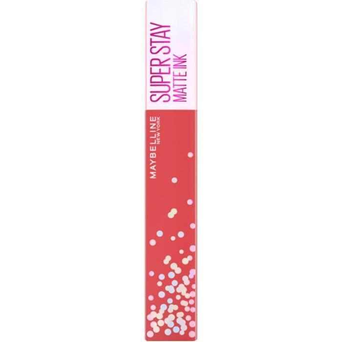 Rouge à lèvres liquide MAYBELLINE NEW YORK Superstay Matte Ink - Mat intense longue tenue - 400 Show runner