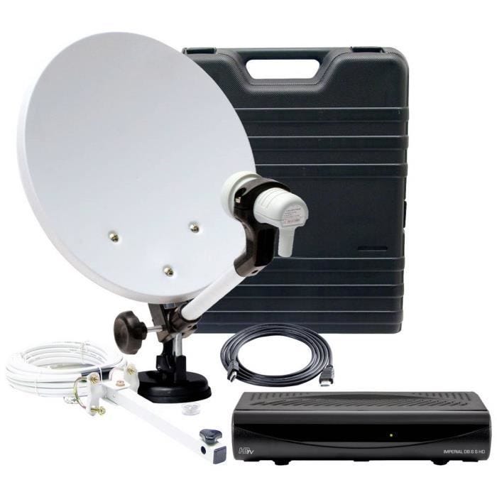 Telestar Camping-Anlage mit DB 6 S HD Système SAT de camping avec récepteur Nombre dabonnés: 1