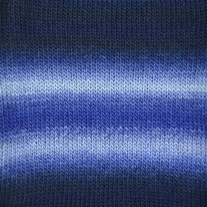 Laine pour châle Mandala 03 Bleu Moyen Multicolore - Plassard