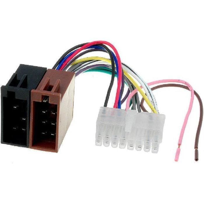 Câble Autoradio - Alpine - 16PIN - Connecteur ISO - Universel - Noir