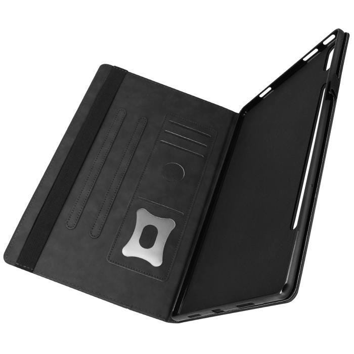 Housse - AVIZAR - Lenovo Tab P12 Pro - Similicuir Noir - Support Vidéo - Porte-Cartes