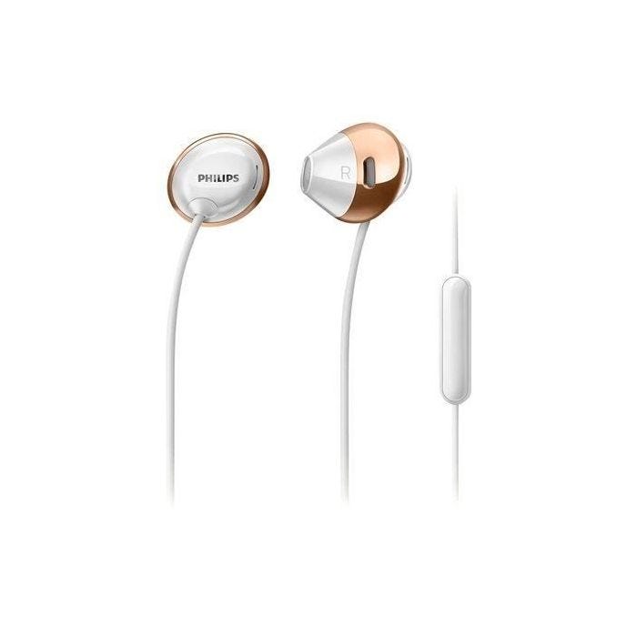 Ecouteurs Intra-Auriculaires - PHILIPS - FLITE - Blanc - Filaire - Résistant à la transpiration