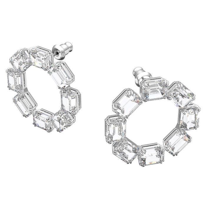 Boucles d'oreilles SWAROVSKI Millenia - Femme - Cristaux SWAROVSKI - Blanc