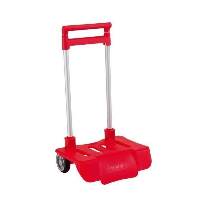 Chariot pour Sac à Dos Pliable Safta Rouge - Marque Safta - Capacité 23 L - Design Sportif