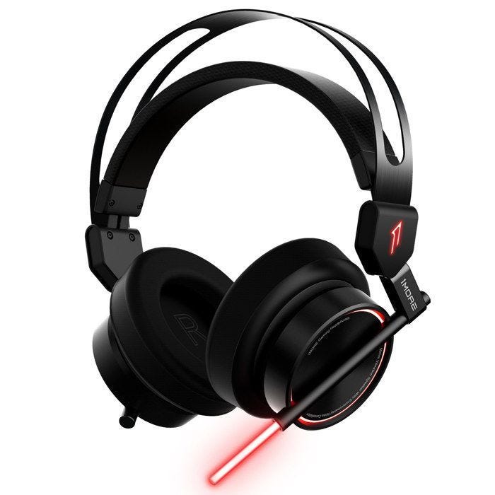 Casque-micro gamer - 1MORE - Spearhead VR H1005 - Son surround 7.1 - Micro rétractable - RGB