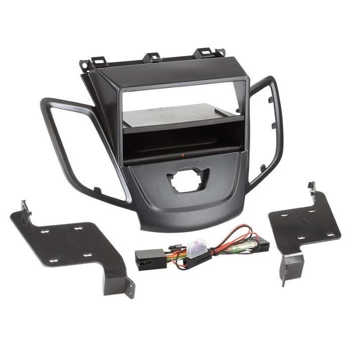 Adaptateur de façade 2-DIN - ACV - Ford Fiesta 2008 - Noir - Non universel - Autoradio