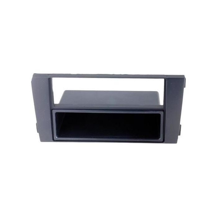 Facade autoradio 1DIN - AUDI - A6 - 2002-2004 - Noir - Avec vide poche