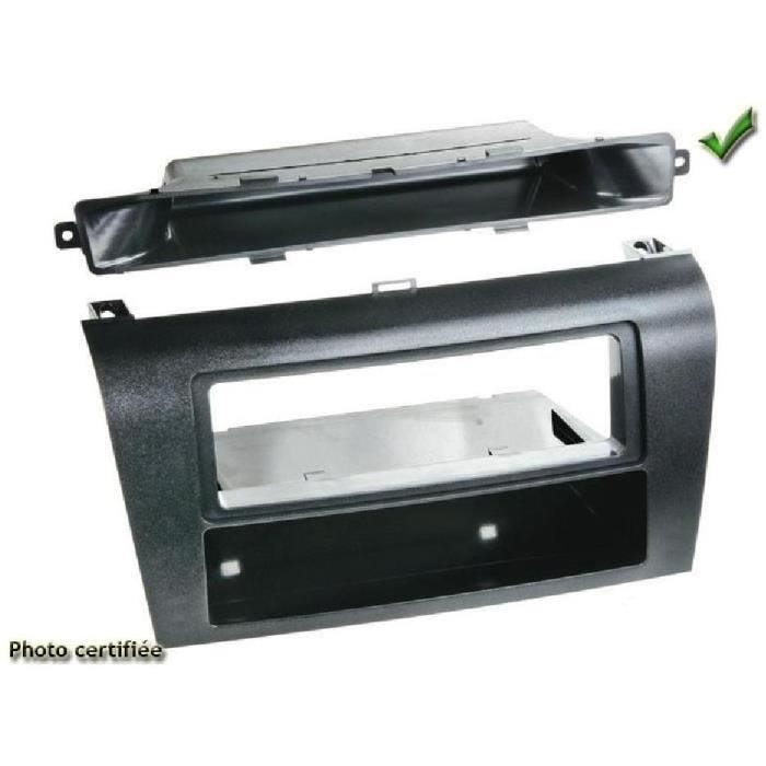 Facade autoradio - ADNAUTO - Mazda 3 - 2003-2009 - Clim automatique - Noir - 1DIN