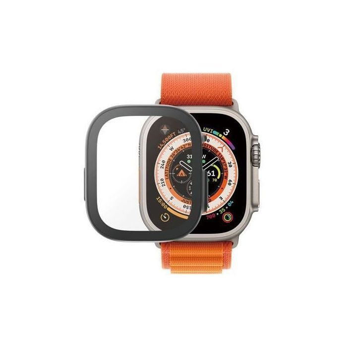 Coque PanzerGlass Protecteur d'écran Full Body avec D3O pour Apple Watch 49mm Noir