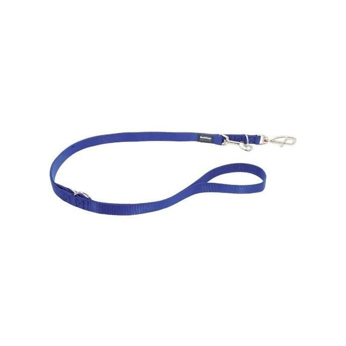 LAISSE 3 POSITIONS RED DINGO 2M - 15MM BLEU - F8061