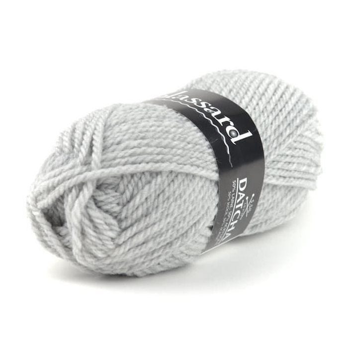 Laine à tricoter Datcha 612 Gris 50% Laine - Plassard