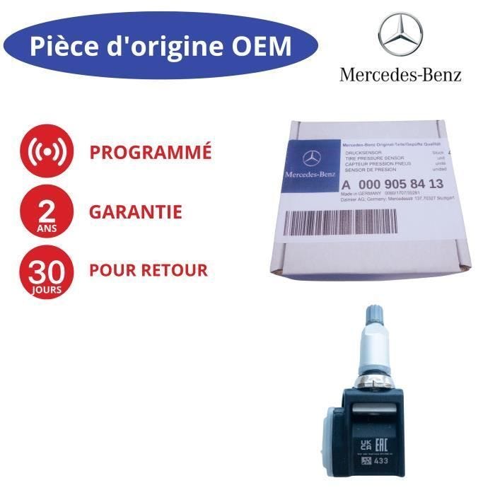 Capteur de pression des pneus TPMS programmé Valve roue MERCEDES Classe C W206 S206 V206 CLE C236 A236 GLC X254 AMG SL R232 C190