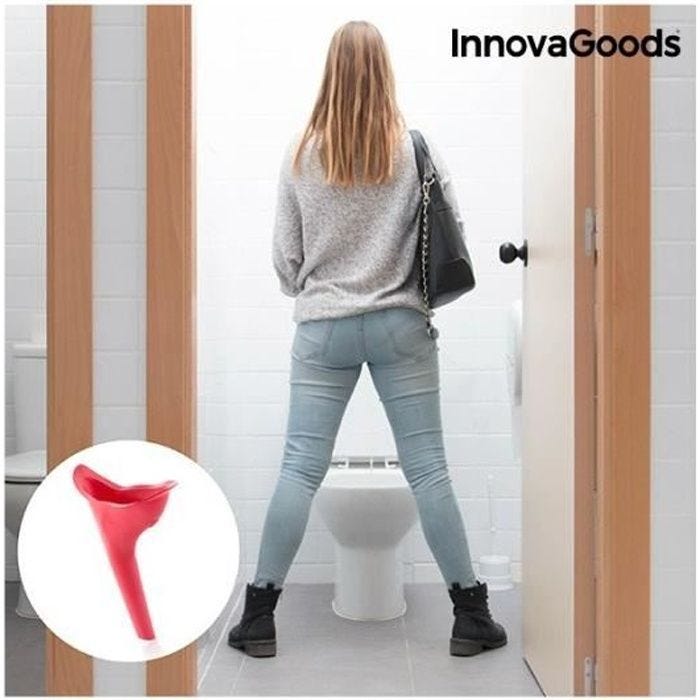 Urinoir Féminin Portable InnovaGoods Multicolore