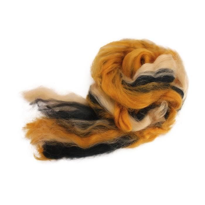 Cheveux créatifs pour masque et déguisement Couleur savane 1,2m x 20g - MegaCrea DIY {couleur}
