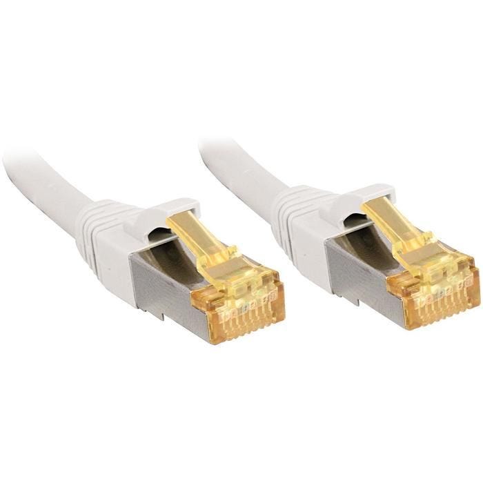 Câble réseau CAT 7 Lsoh - Cuivre - 6000MHz - 20m - Blanc - LINDY