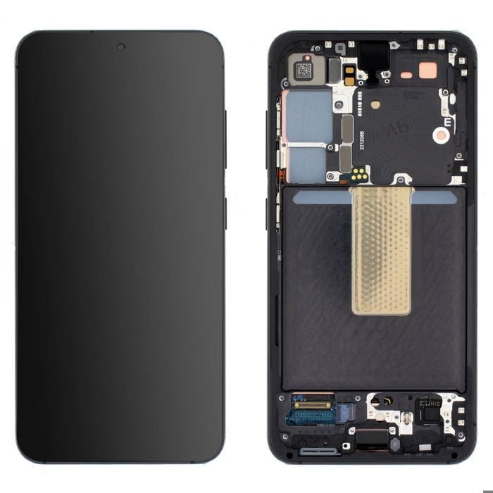Écran Complet Officiel pour Samsung S23 Vitre Tactile et Châssis Graphite