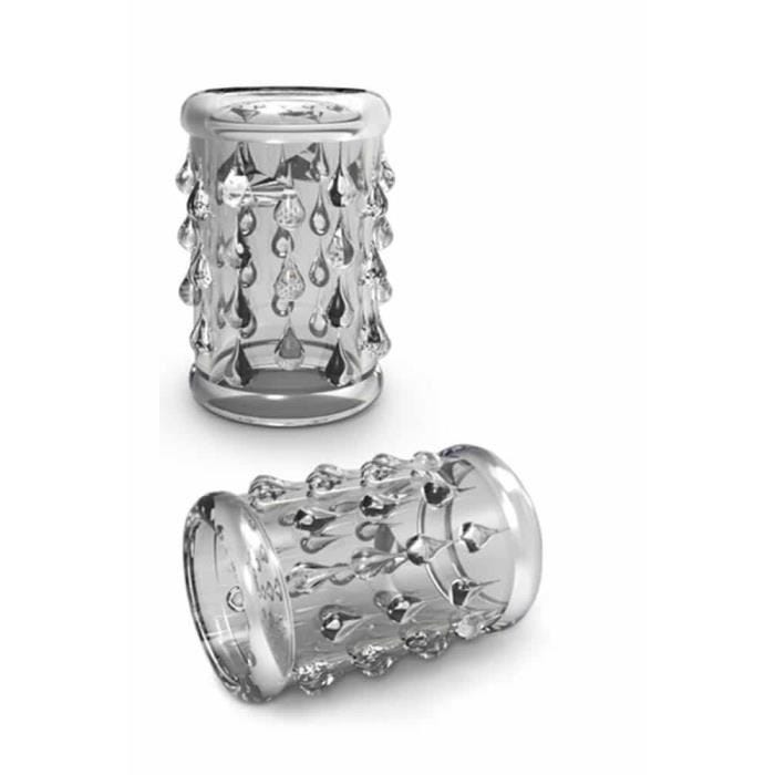 Gaine à pénis - Cock Sleeve - 5 x 3 cm - Transparente - TPE - Accessoire sexuel
