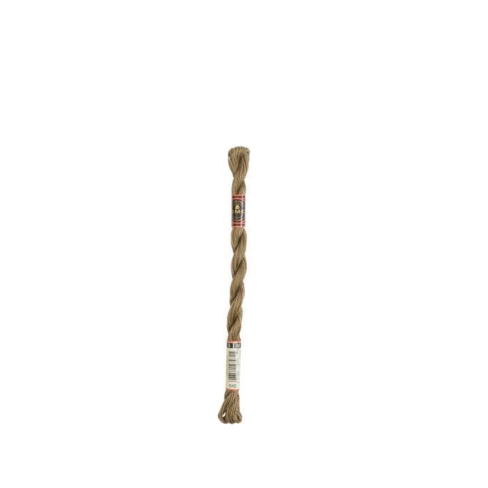 Fil DMC Coton Perlé Médium N5 Col. 640 Gris