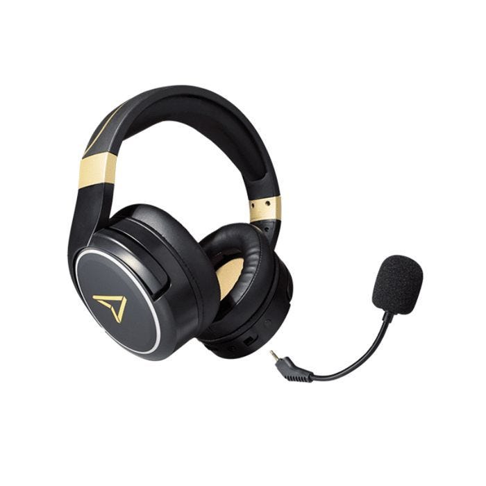 Casque Gamer - Steelplay - Metaltech Radiance - Bluetooth - Noir/Or - Longue autonomie