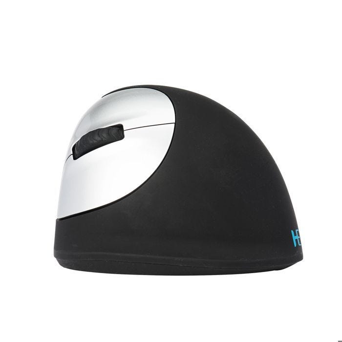 R-GO TOOLS Souris R-Go Tools HE - Fréquence radio - USB - 5 Bouton(s) - Noir - Sans fil - 1750 dpi - Roulettes avec frein