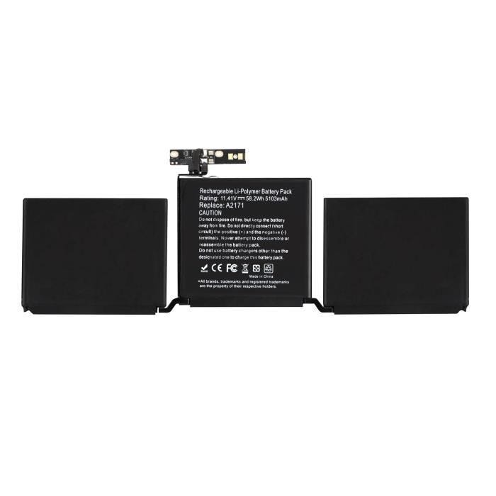 Batterie - AVIZAR - Macbook Pro 13" 2019 (A2159) - 5103mAh - Lithium Ion - Noir