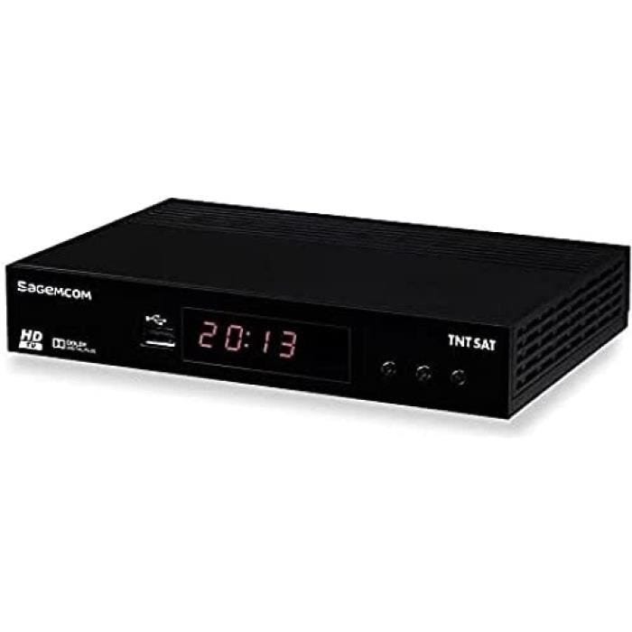 Sagemcom DS81HD Décodeur satellite TNTSAT HD Noir[76]