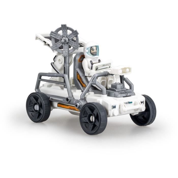 Véhicule à énergie solaire - ASTROPOD - 11cm - Motorisé - 20 pièces à construire