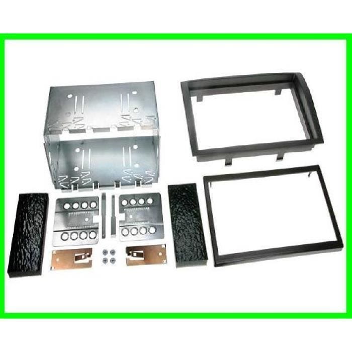 Kit d'intégration 2 DIN - PIONEER - Ford Fiesta - Noir Piano - Installation Facile - Autoradio Spécifique