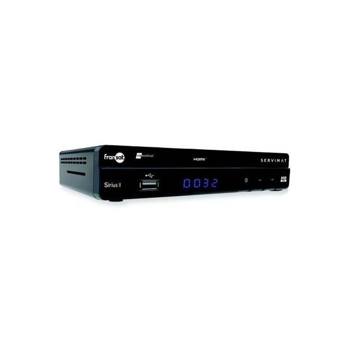 RÉCEPTEUR SATELLITE HD SERVIMAT SIRIUS III + CARTE FRANSAT PC6