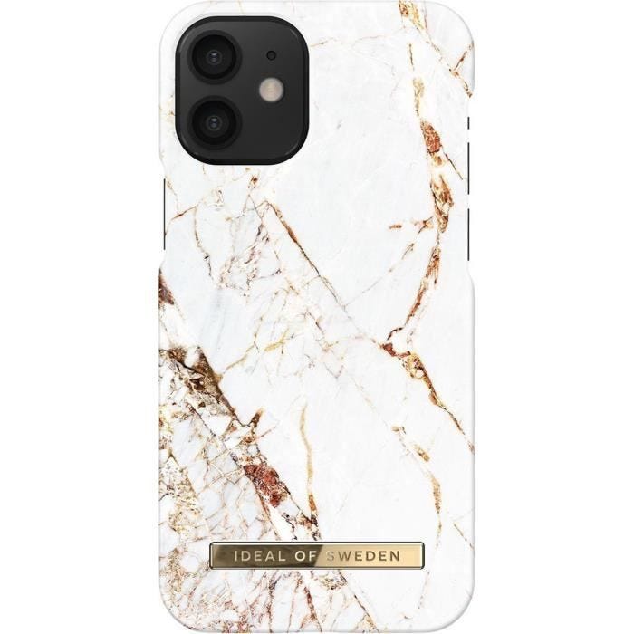 Coque - IDEAL OF SWEDEN - iPhone 12 Mini - Carrara Gold - Multicolore - Souple