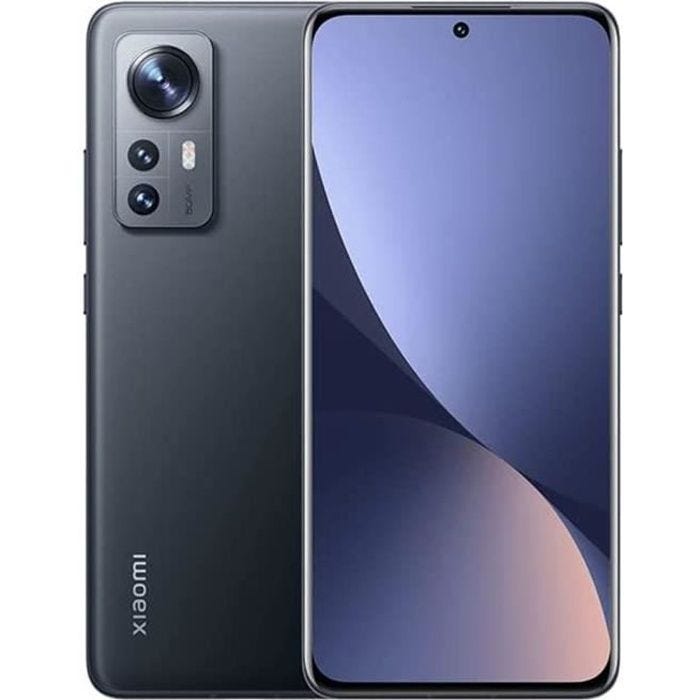 XIAOMI 12X 8+256Go Téléphone Intelligent Gris AMOLED FHD+ de 6,28 pouces Snapdragon 870 Caméra Grand Angle 50MP Batterie 4500 mAh