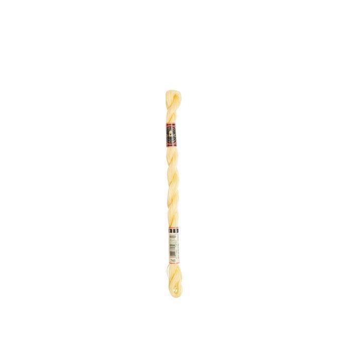 Fil DMC Coton Perlé Small N8 Col. 745 - DMC Beige