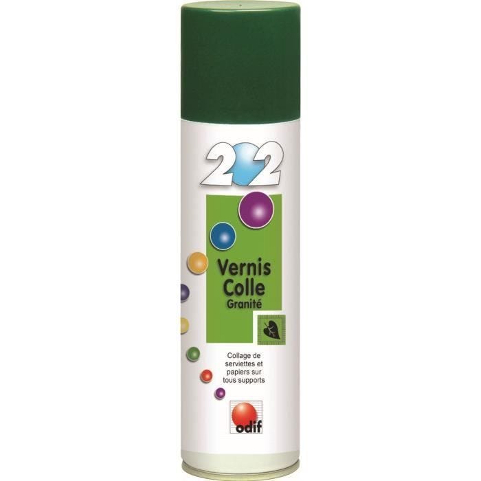 Vernis colle spray granité 250 ml